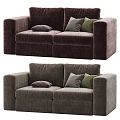 Collin 2-piece sofa 3d model