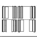 Modern Folding Doors With Clear Glass Panels And Black Metal Frames Interior Design
