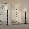 Middle style floor lamp 3d model