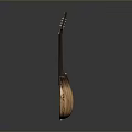 Traditional Wooden Chinese Lute Handmade Musical Instrument for Home Decor Use