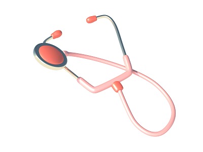 Stethoscope Medical Equipment Medical Items Medical 3d model