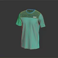 Green Short Sleeve T-Shirt With Casual Design And Comfortable Fabric For Daily Wear