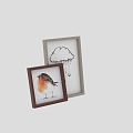 Modern Photo Frame Desk Cute Ornaments 3d model