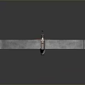 Medieval Crossbow Weapon Featuring Metal Frame Wooden Parts Bowstring And Trigger Mechanism