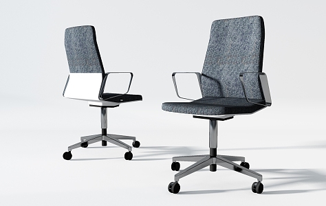 Modern office single chair 3d model