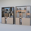 Bookcase Bookshelf Display Cabinet Display Rack Cabinet Modern Display Rack Plant Rack 3d model