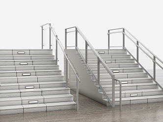 Modern Stairs 3d model