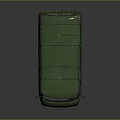 Vintage Green Van With Classic Retro Body Design Clear Windows And Wheels