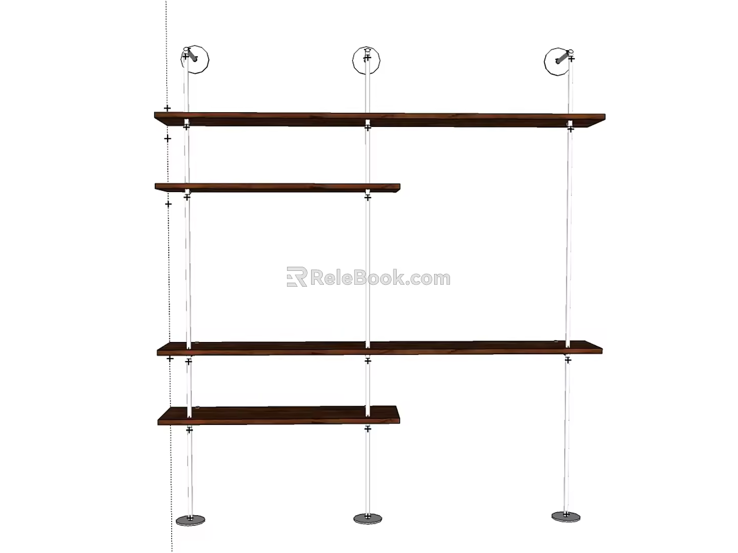Modern Bookshelf Bookcase 3d model