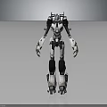 Futuristic Mechanical Robot Character 3D Design With Sleek Structure And Metallic Joints 3d model