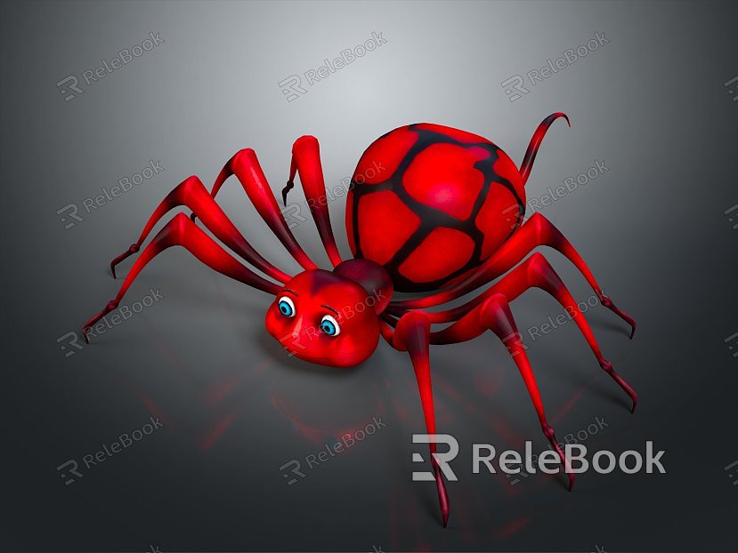 spider poisonous spider big spider reptile insect animal game animal cartoon animal model