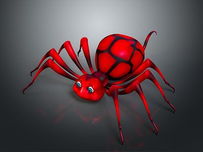 spider poisonous spider big spider reptile insect animal game animal cartoon animal model