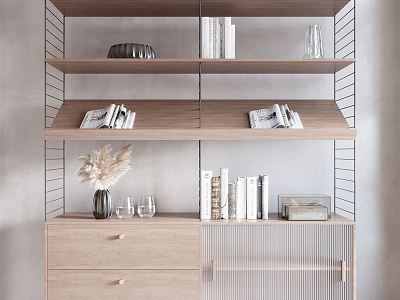 Modern Bookshelf model