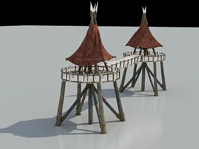 Ornaments scene 3d model