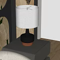 Table lamp table lamp side 3d model
