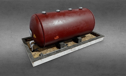 Oil tank truck oil pipe industrial oil pipe 3d model