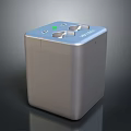 Shuttle Compact Mini PC With Blue Top Panel Control Buttons Green Indicator Light And Modern Design