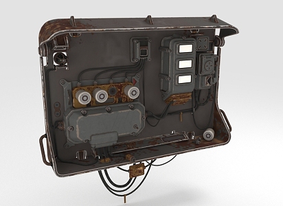 Industrial LOFT Fuse Box 3d model