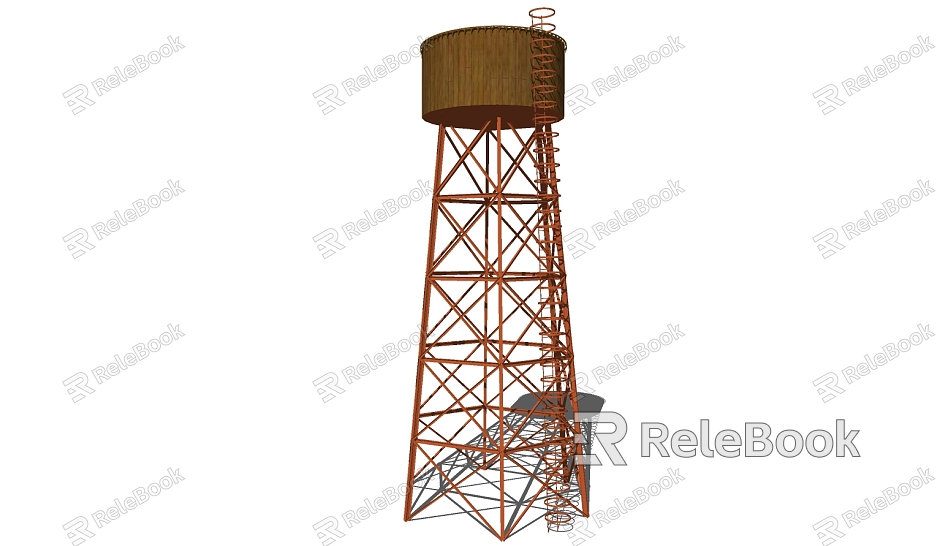 Modern Water Tower Water Tower Water Tank Water Tank High Tower model