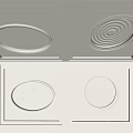Ceiling Circular Ceiling Special-shaped Ceiling 3d model
