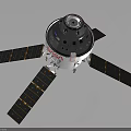 Advanced Space Capsule With Solar Panels And Scientific Equipment For Space Exploration
