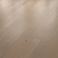 Natural Oak Wooden Flooring With Light Tone Smooth Surface And Elegant Texture