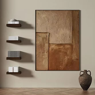 Light Luxury Decoration Painting 3d model