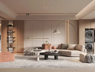 modern living room home living room 3d model