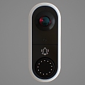 Modern Smart Doorbell Modern Smart Doorbell Electrical Electronic Camera Video 3d model