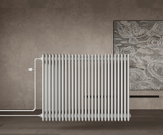 Old-fashioned radiator 3d model