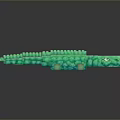 Crocodile Alligator Nile Crocodile carnivore reptile cold-blooded animal reptile 3d model
