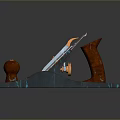 Table planer woodworking tools sawing saw blade seesaw tools hardware tools processing tools 3d model