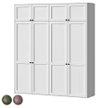 Modern Storage Dresser with Multiple Colors White Pink Green and Cabinet Doors