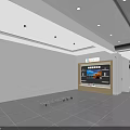 Honor Retail Store Interior With Display Counters And Mobile Phones On Show