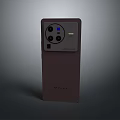Sleek Lavender Mobile Phone With Triple Camera Module And Smooth Back Design