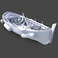 Modern Boat Boat 3d model