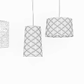 Modern Hanging Pendant Lights With Geometric Patterns And Various Decorative Styles 3d model