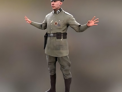 German officers model