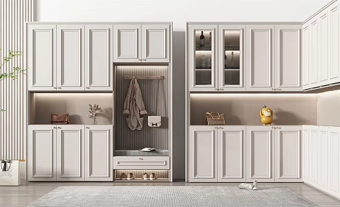 Jane Ou Shoe Cabinet Entrance 3d model