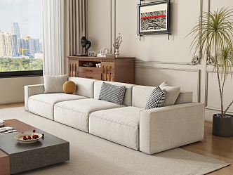 Modern Multiplayer Sofa 3d model