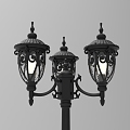 Outdoor street lamp European street lamp 3d model