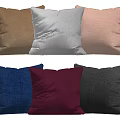 Pillow Square Pillow Sofa Pillow 3d model