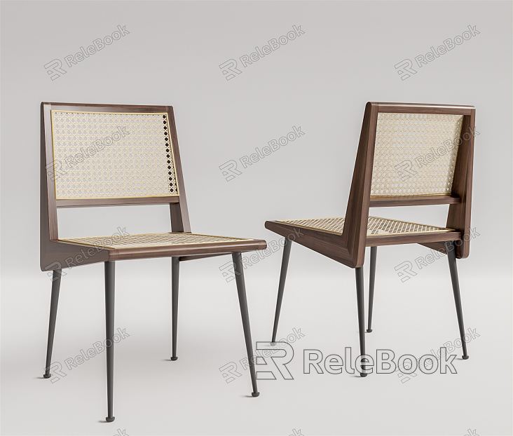 Modern single chair rattan single chair model