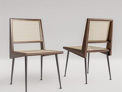 Modern single chair rattan single chair model