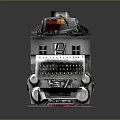 Vintage Silver Red Steam Train Model With Detailed Wheels And Classic Design