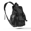 Durable Black Backpack With Comfortable Straps And Multiple Pockets For Daily Use