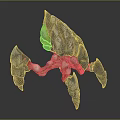 Grotesque Rock Covered Creature Featuring Fleshy Limbs And Jagged Rock Exoskeleton