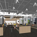 Modern Pantry Rest Area 3d model
