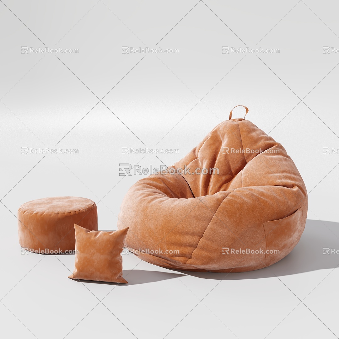 Lazy Sofa Sofa Combination 3d model