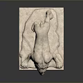 Detailed Marble Lion Sculpture In Reclining Pose With Open Mouth On Square Pedestal